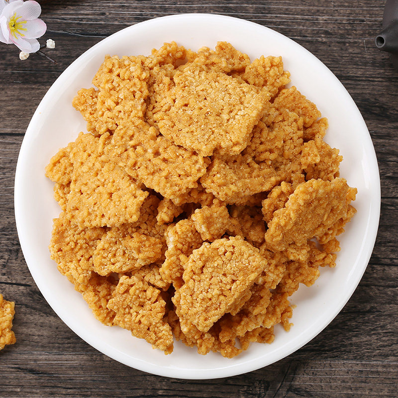 二阳手工海鲜糯米蟹香蛋黄138g锅巴 二阳膨化食品