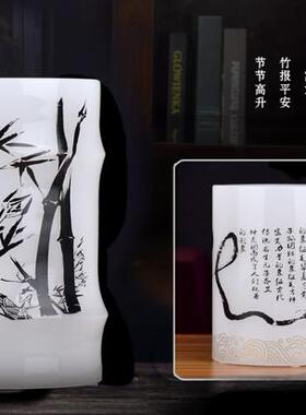 节节高笔筒竹子送老师领导琉璃玉
