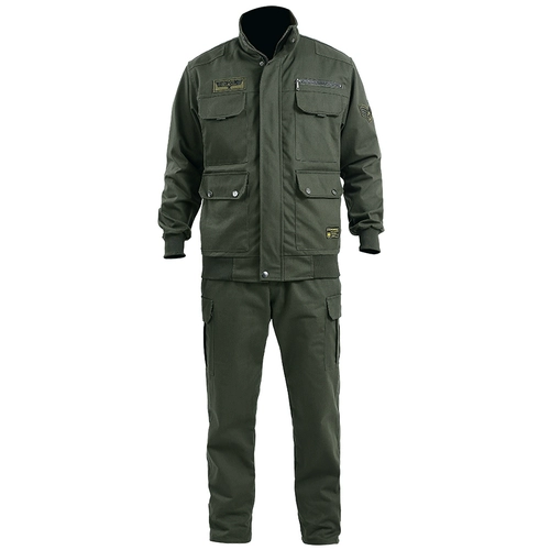 Хлопковый комплект для работы, износостойкая униформа, защита от ожогов