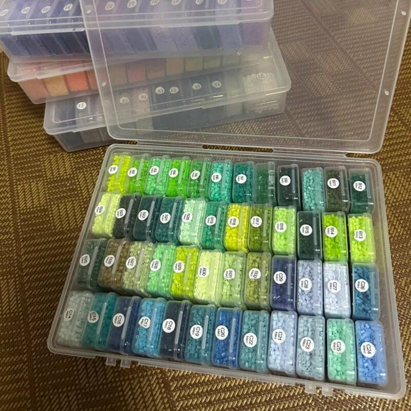 拼豆豆专用收纳盒分格子120色96分装袋48k工具144小72色号贴纸221,淘宝优惠券,粉丝福利购,淘宝优惠卷