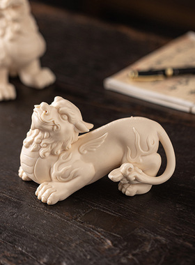 公母一对陶瓷招财桌面装饰品开业