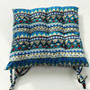 Bohemian ethnic style cotton and linen thickened strap chair cushion