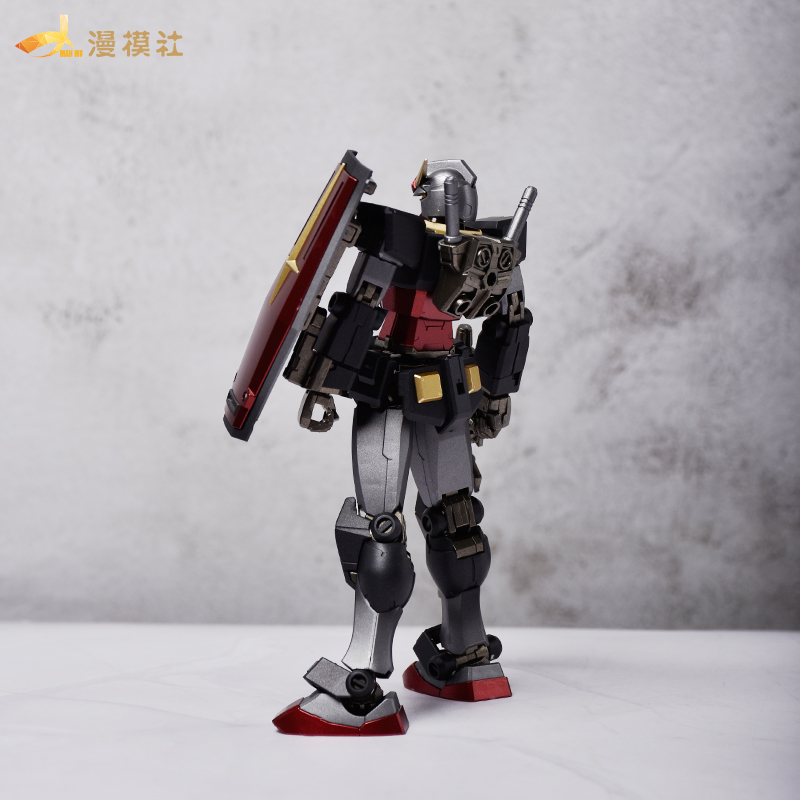 万代hg高达rx-78-2超越全球初代元祖漫模社改G1阴影机甲模型男生-图1