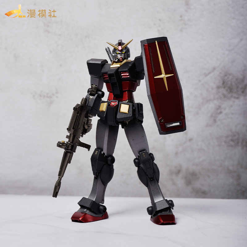 万代hg高达rx-78-2超越全球初代元祖漫模社改G1阴影机甲模型男生-图0