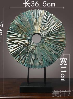 高档美式家居厅电视柜装客饰摆件创意欧式玄关麋鹿设乔摆迁新居品