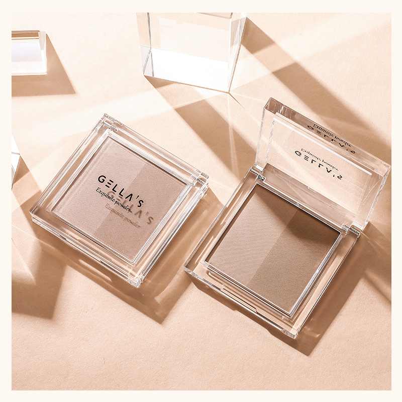 国货小店．cosmetics双色修容粉饼阴影修颜粉盘哑光鼻影瘦脸V脸侧影粉修容高光一体盘1