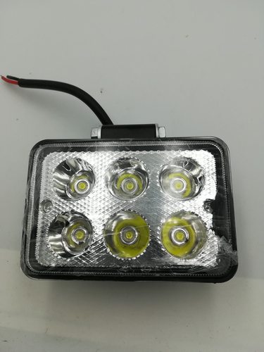 超亮汽车LED大灯3寸方6珠反光杯12v80v通用货车射灯大灯改 - 图1