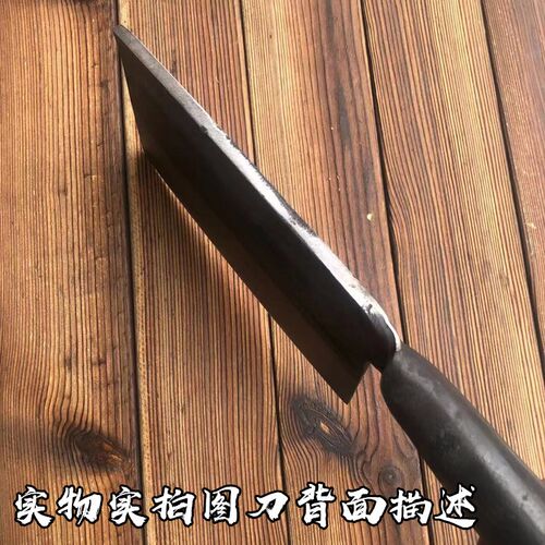 新品锋利弹簧钢纯手工锻打砍骨刀斩切刀切片刀中式刀锰钢家用菜刀 - 图2