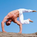 Цветная шелковая одежда для йоги для йоги, штаны подходит для мужчин и женщин, свободный крой