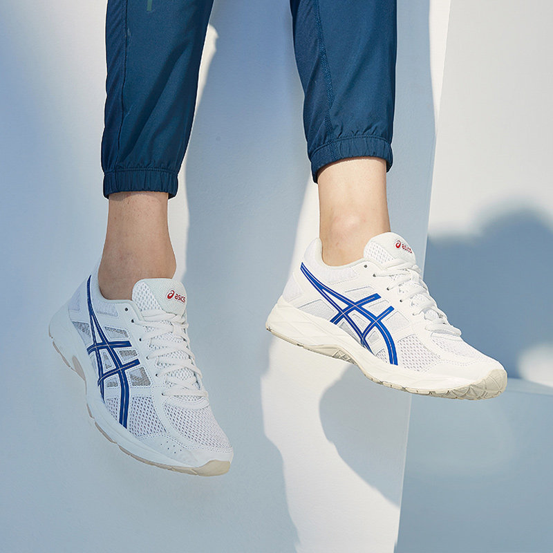 asics男子gel-contend 4减震跑鞋 wecolor跑步鞋