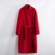 Virgin wool wool coat for women