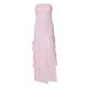 ເດັກຍິງຮ້ອນ tube ພັກເທິງ dress chic cake ຍາວ dress