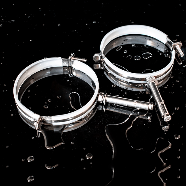 Stainless steel PVC water pipe buckle 110 water pipe hanging clamp