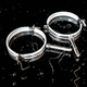 Stainless steel PVC water pipe buckle 110 water pipe hanging clamp