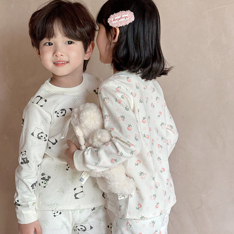 儿童秋季睡衣男女童内衣纯棉套装春宝宝秋衣秋裤全棉打底衫家居服,淘宝优惠券,粉丝福利购,淘宝优惠卷