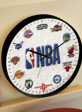 NBA球星客厅挂表时尚钟表北欧