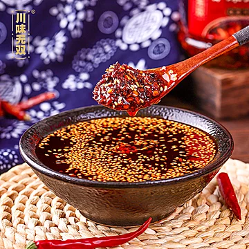 正宗四川红油辣椒油川味凉拌菜调料400g[1元优惠券]-寻折猪