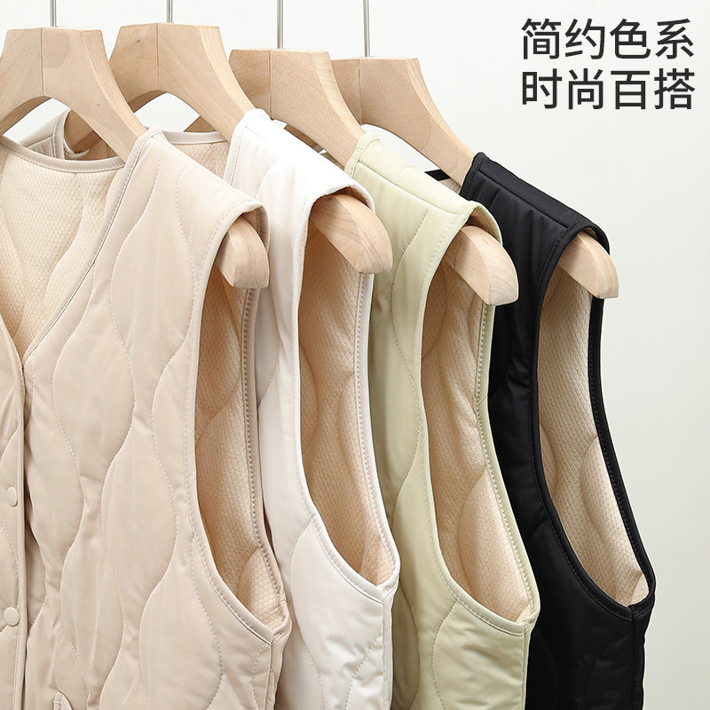 雅鹿羊毛马甲女士加绒加厚保暖背心少女初中高中生校服内搭神器冬,淘宝优惠券,粉丝福利购,淘宝优惠卷