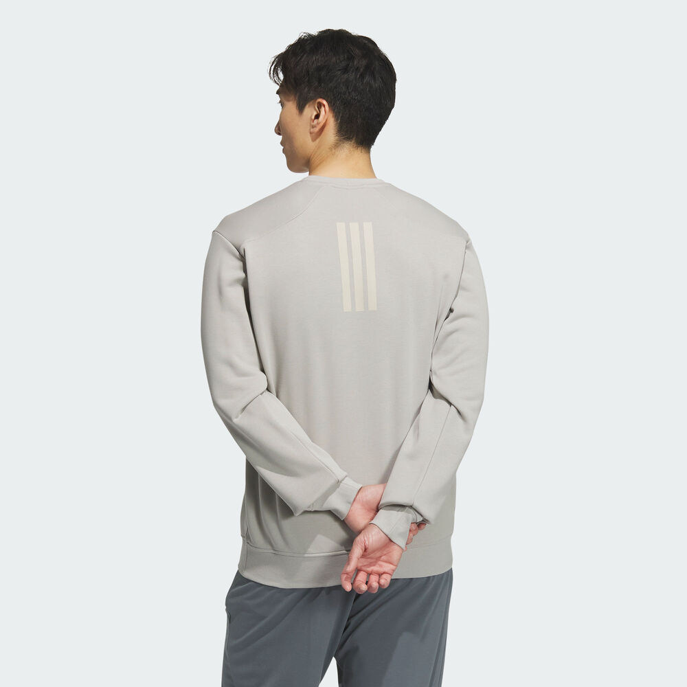 adidas阿迪达斯男子运动训练休闲圆领套头衫卫衣KB5206 - 图0