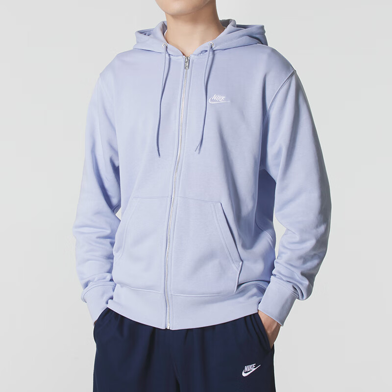 NIKE耐克男子拉链开襟运动休闲宽松刺绣夹克外套FN3885-057 - 图1