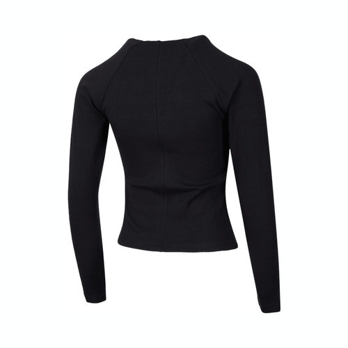 NIKE耐克女子Women's Long-Sleeve Zip Top运动长T恤FD2377-010 - 图1