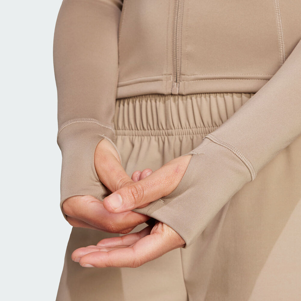 adidas阿迪达斯女子WE ZP THRU JKT运动健身夹克外套JW2815,淘宝优惠券,粉丝福利购,淘宝优惠卷