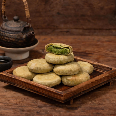 杨先生茉莉龙井茶酥传统糕点小吃杭州特产下午茶点心零食糕点