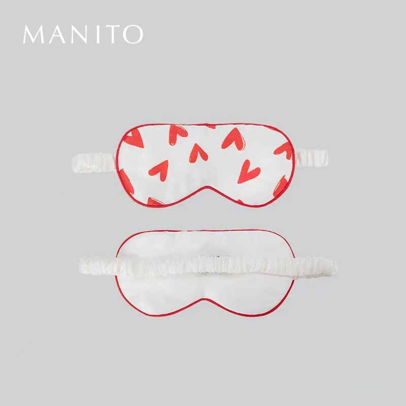 MANITO/曼尼陀 Loved儿童真丝眼罩桑蚕丝透气遮光睡眠眼罩-图2