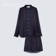 Manito mulberry silk hand-painted line pajamas set