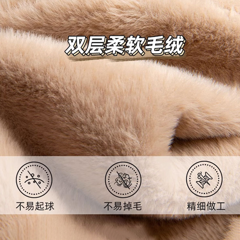 小熊帽子围巾手套一体女秋冬加厚保暖冬天防寒护耳帽学生骑行帽子