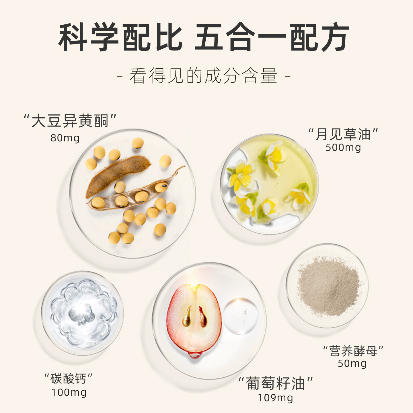 ctomi大豆异黄酮胶囊雌激素天然呵护卵巢女性调理更年期补充激素