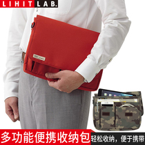 Japan LIHIT LAB Hei SMART FIT Multi-functional portable bag Tablet package Satchel Affair Bag Business Package