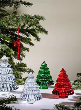 [新年礼物]Baccarat巴卡拉圣诞系列圣诞树摆件 挂饰流星 多色