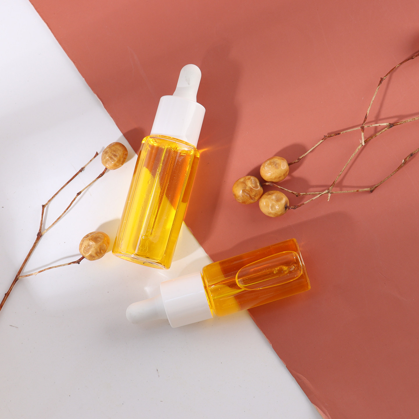 HOPECK白全塑PP双层滴管管制玻璃瓶E515-35ml美容液粉底液精油瓶,淘宝优惠券,粉丝福利购,淘宝优惠卷