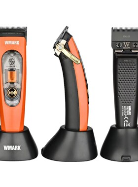 WMARK 磁悬浮电推剪 NG-9004B 专业理发器 DLC刀头液晶数显跨境款