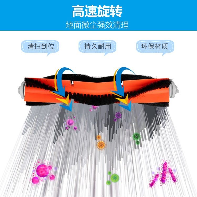 适配小米家扫拖机器人3配件滚刷MJST1S/C104边刷水洗过滤网拖抹布,淘宝优惠券,粉丝福利购,淘宝优惠卷