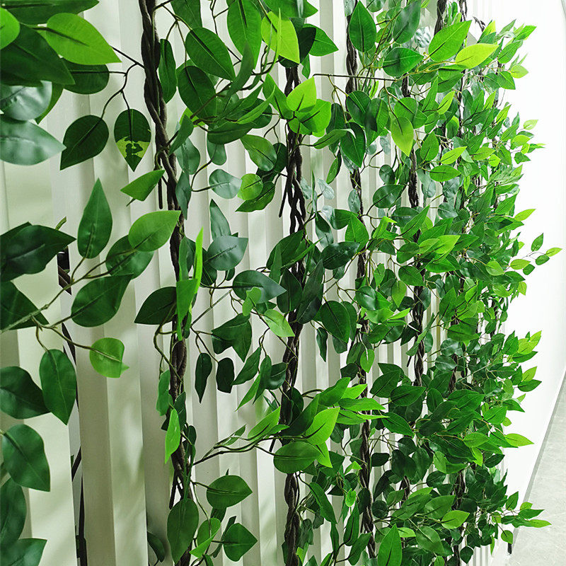 仿真藤榕树叶藤条吊顶缠绕造型民宿酒吧餐厅墙面大型植物绿植造景,淘宝优惠券,粉丝福利购,淘宝优惠卷
