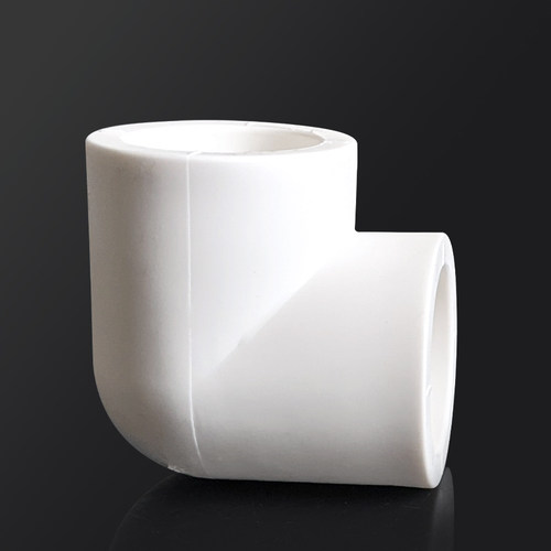 PPR白色弯头大号弯接头配件DN25324050热熔水管弯90度4分2寸4寸 - 图2