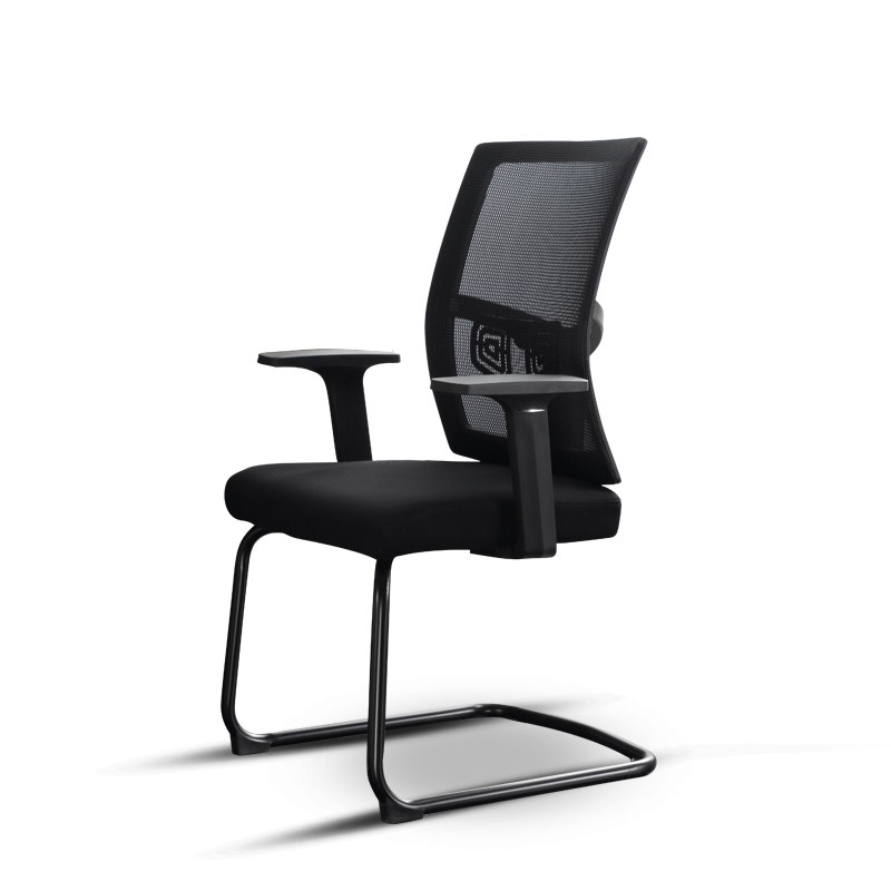 电脑椅家用舒适久坐靠背网布简约弓形职员椅乳胶办公椅子会议室椅