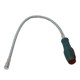 Extended suction rod auto repair tool screws can bend strongly magnetic