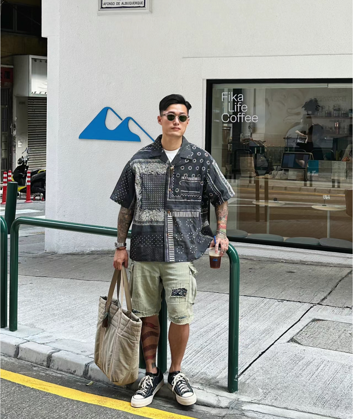 工装飞行员 VISVIM 22SS SKAGWAY LO 余文乐低帮薄底耐磨帆布鞋男 - 图1