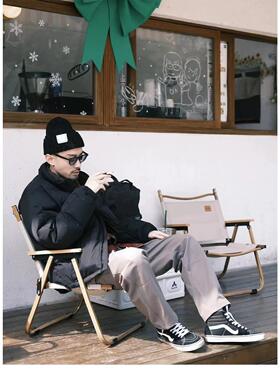 工装飞行员 HW DOG 日系复古秋冬贴布大头针织毛线保暖防寒冷帽男
