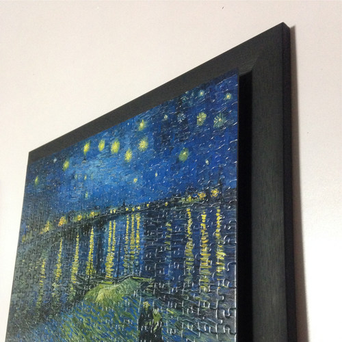 1000片拼图框雷诺瓦拼图框装裱300片500片立体浮裱拼图框2000片框 - 图1