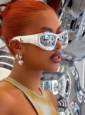 防紫外线飞行员朋克男女电镀墨镜