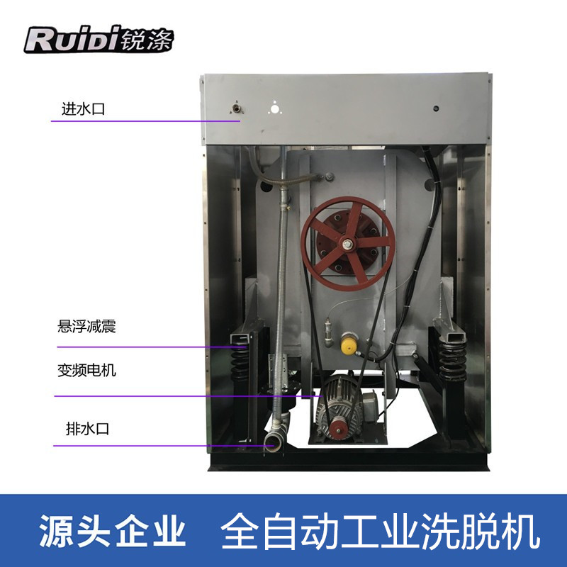 25公斤工业洗衣机商用酒店被套布草洗脱烘干一体20kg工作服水洗机 - 图1