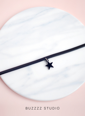 韩国星星choker软妹项圈女锁骨链