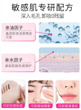 日本瑷微丹舒妍润肤眼唇温和