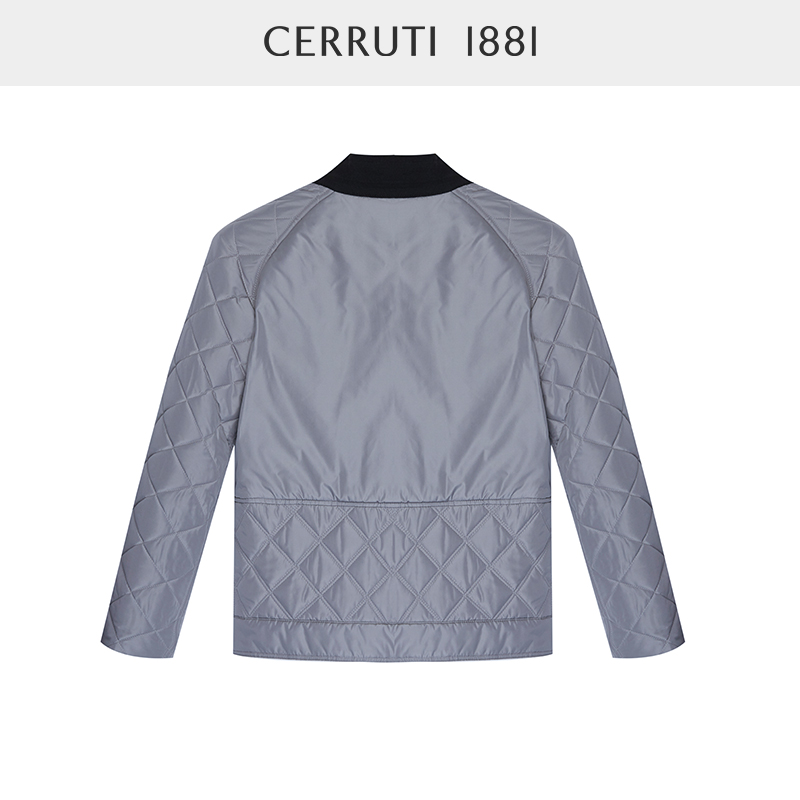 CERRUTI 1881男装秋冬外套棒球领商务休闲时尚有型夹克C4050EI171-图0