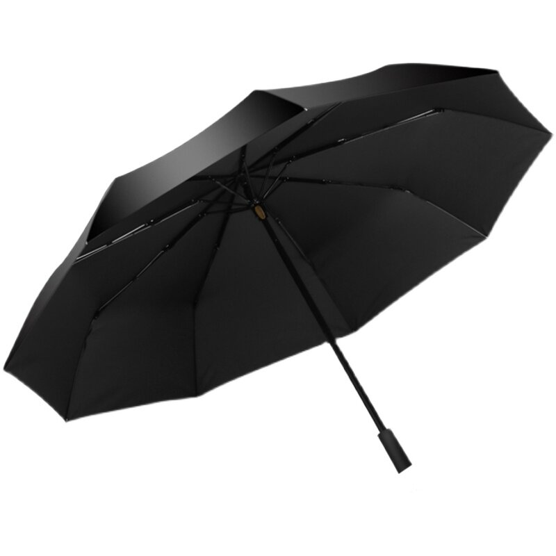 超大双层黑胶防晒太阳伞女加大加厚加固折叠特大号双人男士晴雨伞