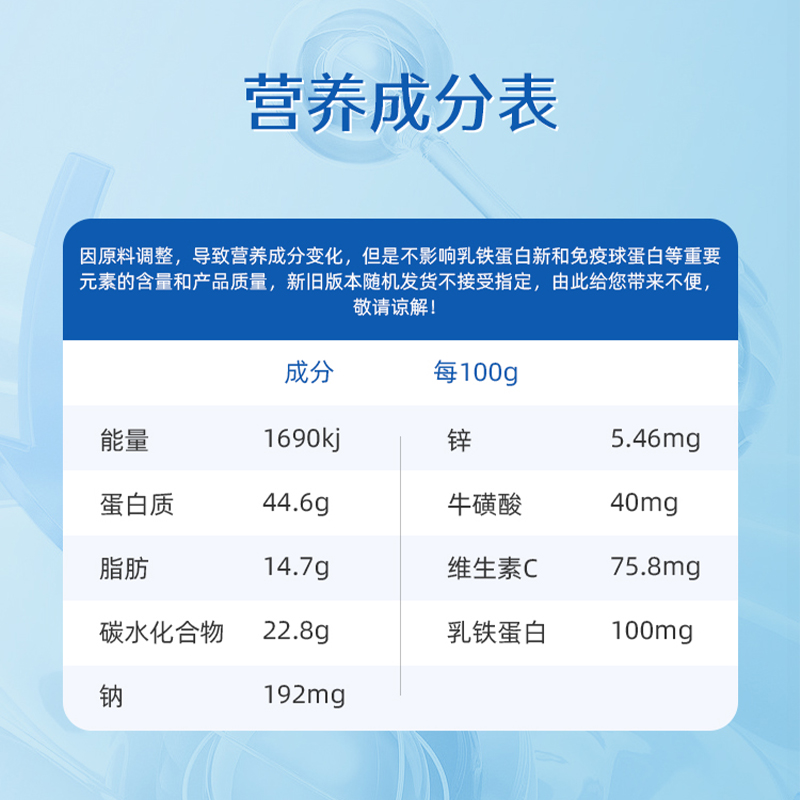 澳洲Neurio纽瑞优乳铁蛋白粉进口婴幼儿童宝宝孕妇成人白金免疫版 - 图1